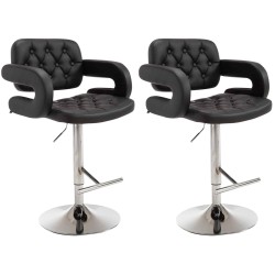 Set de 2 scaune de bar Dublin C negre