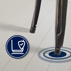 Scaun de bar Joshua Antique Black-Gold