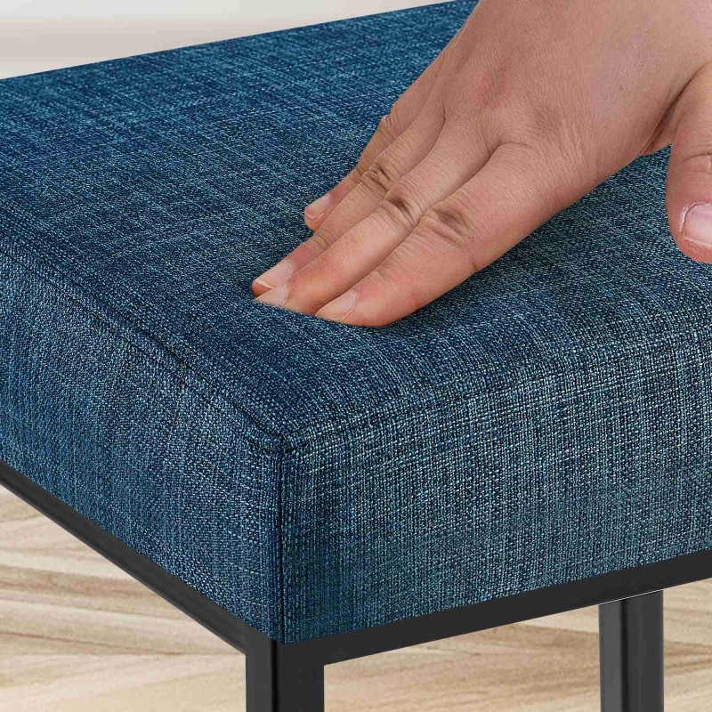 Scaun de bar Montreal B85 din material textil albastru