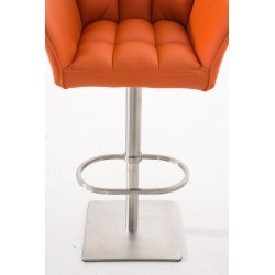Scaun de bar portocaliu Damaso E