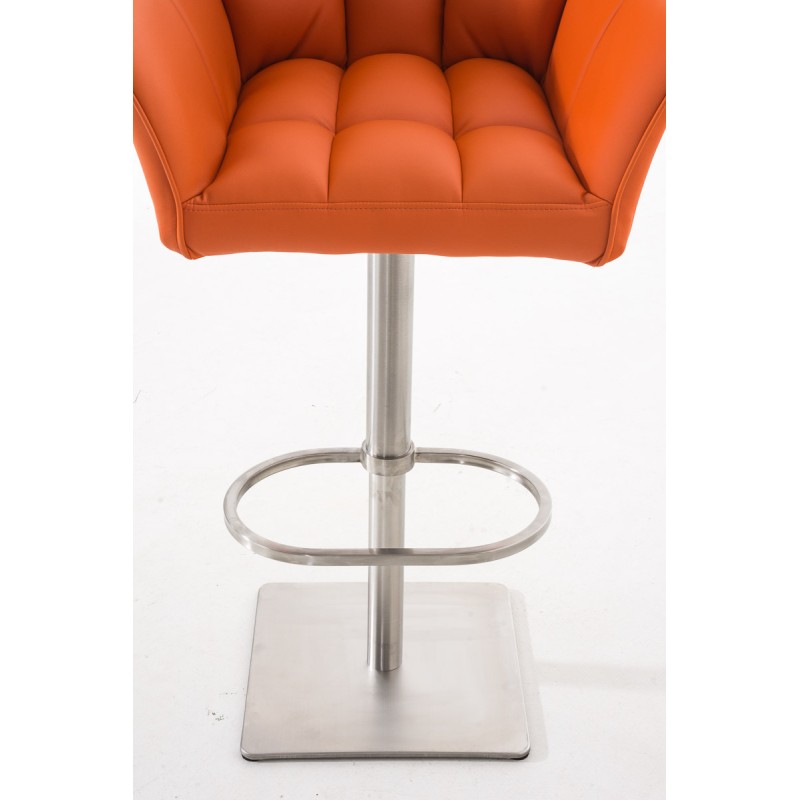 Scaun de bar portocaliu Damaso E