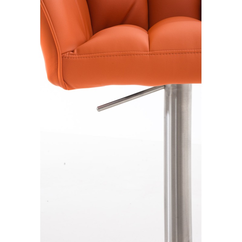Scaun de bar portocaliu Damaso E