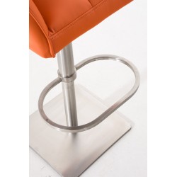 Scaun de bar portocaliu Damaso E