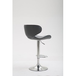 Scaun de bar Las Vegas V2, gri cromat
