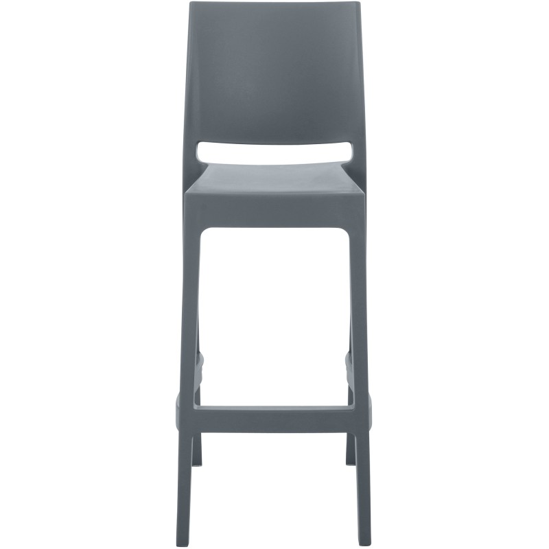 Set de 2 scaune de bar Maya gri închis