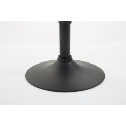 Set de 2 scaune de bar Braga din material textil negru