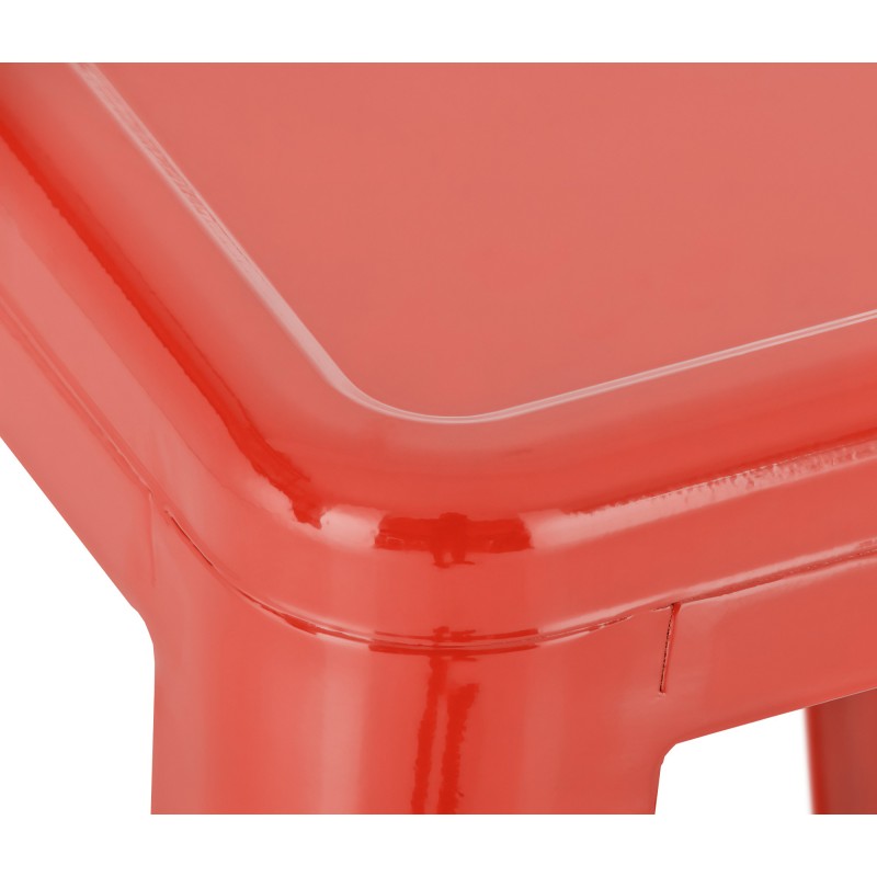 Set de 4 scaune de bar Joshua roșii