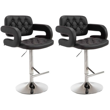 Set de 2 scaune de bar Dublin C negre