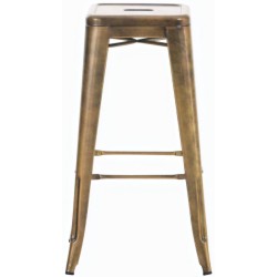 Set de 2 scaune de bar Joshua V2 aurii