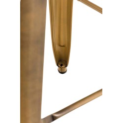 Set de 2 scaune de bar Joshua V2 aurii