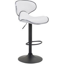 Scaun de bar Las Vegas V2 alb-negru