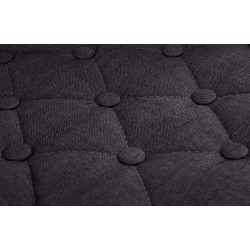 Scaun de bar Dublin FABRIC negru