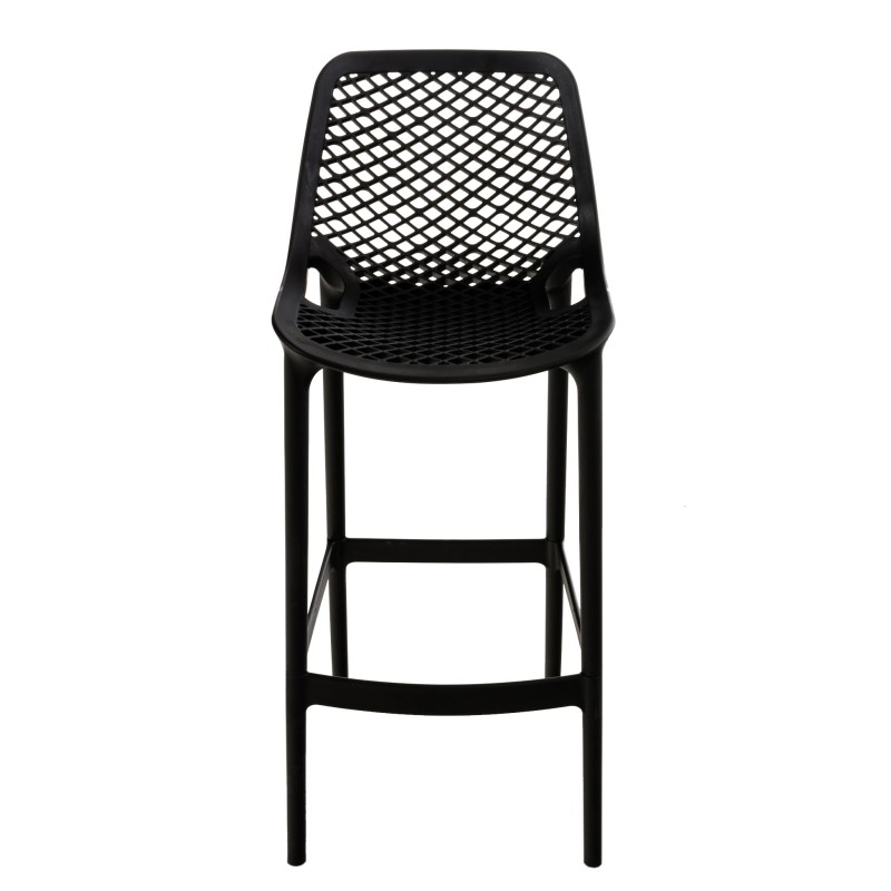 Set de 2 scaune de bar Air negre