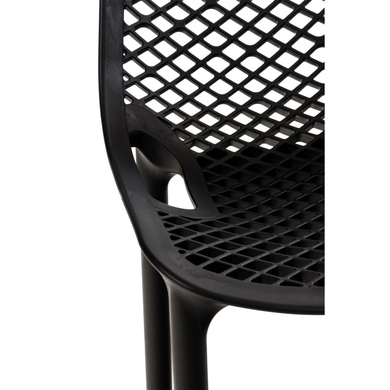 Set de 2 scaune de bar Air negre