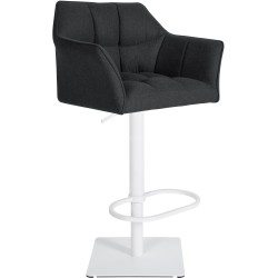 Scaun de bar Damaso W din pâslă antracit