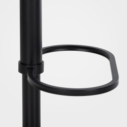 Scaun de bar Damaso B din catifea gri