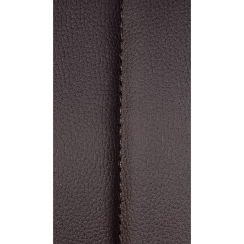 Scaun de bar Milet din piele ecologică maro cu finisaj cromat