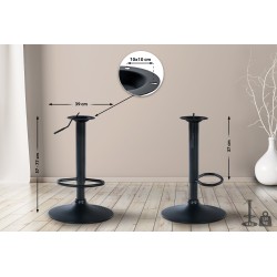 Cadru XL pentru scaun de bar 10 x 10 cm negru