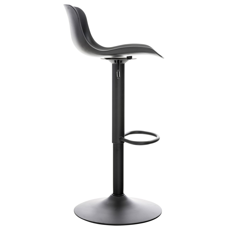 Set de 4 scaune de bar Almada negre