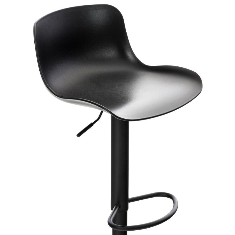 Set de 4 scaune de bar Almada negre