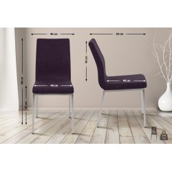 Scaun de sufragerie Colmar din material textil