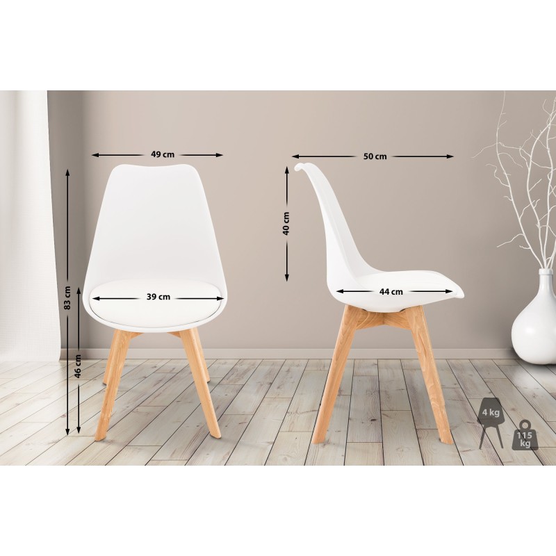 Set de 4 scaune Linares