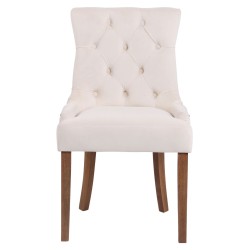 Set de 4 scaune de sufragerie Aberdeen din catifea antică deschisă