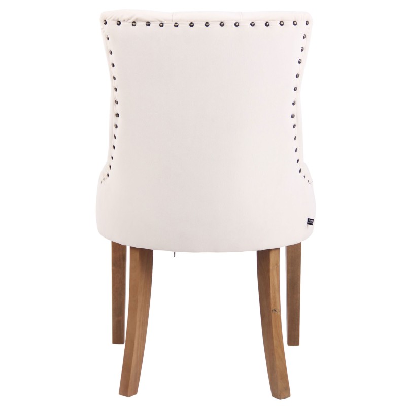 Set de 4 scaune de sufragerie Aberdeen din catifea antică deschisă