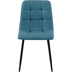 Set de 2 scaune de sufragerie din material textil Tilde