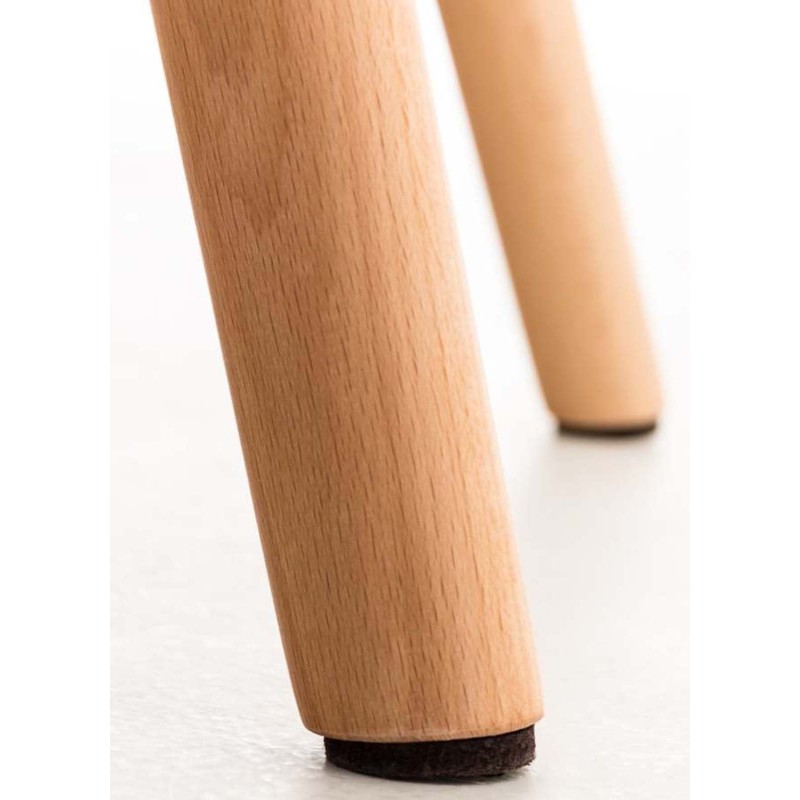 Set de 4 scaune de sufragerie Elda din piele ecologică