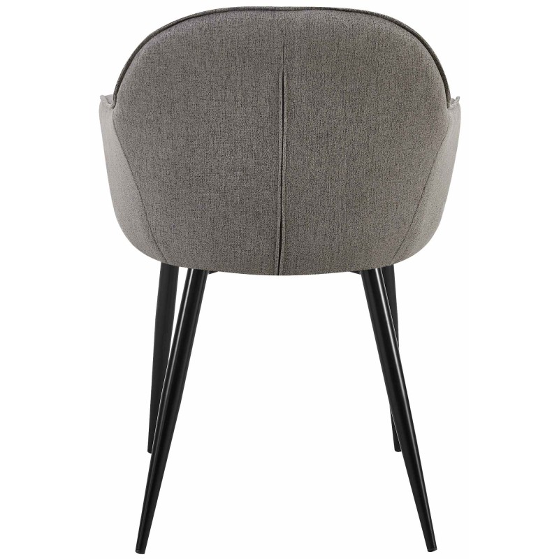 Set de 2 scaune de sufragerie din material textil Boise