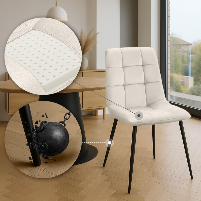 Set de 4 scaune de sufragerie Antibes