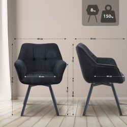 Scaun de masă Jordi Cord