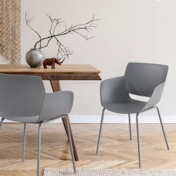 Scaun Alpena gri închis