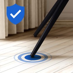 Scaun de sufragerie Merna din catifea maro