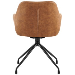 Scaun de masă Welby Vintage maro deschis