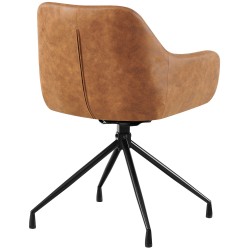 Scaun de masă Welby Vintage maro deschis