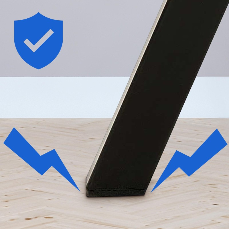 Set de 2 scaune de sufragerie Lewes din catifea albastru închis