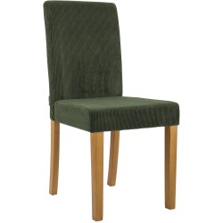 Scaun de masă Ina Cord în verde deschis antic