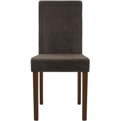 Scaun de masă Ina Cord, maro închis, antic