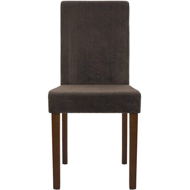Scaun de masă Ina Cord, maro închis, antic