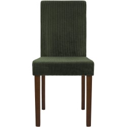 Scaun de masă Ina Cord, verde închis, antic