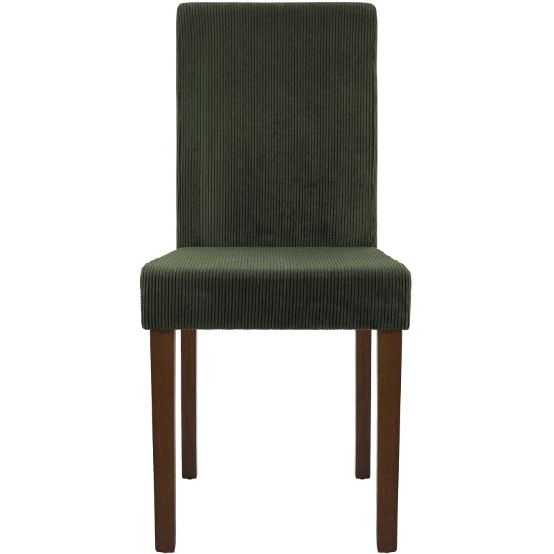 Scaun de masă Ina Cord, verde închis, antic
