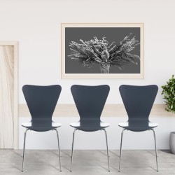 Set de 4 scaune de vizitator Calisto gri