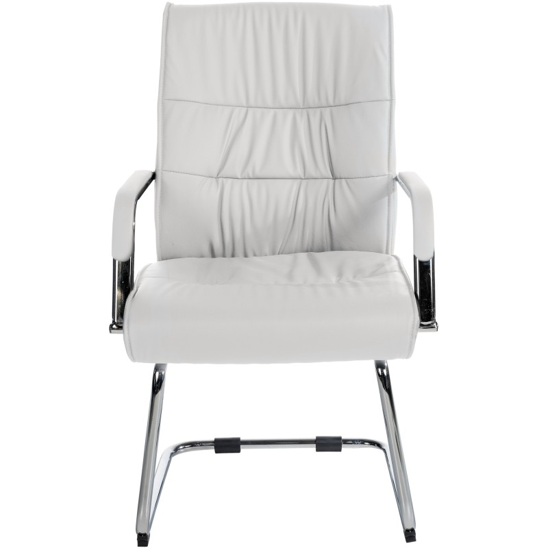 Scaun de vizitator Sievert alb