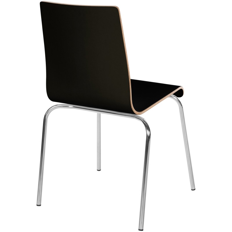 Scaun de vizitator Gahanna negru