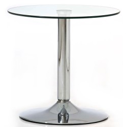 Masă de sticlă Ikarus, sticlă transparentă