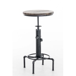 Masă înaltă Lumos, lemn argintiu antic