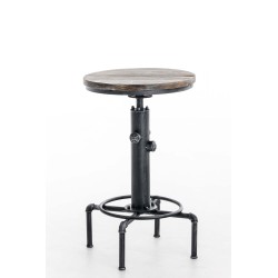 Masă înaltă Lumos, lemn argintiu antic