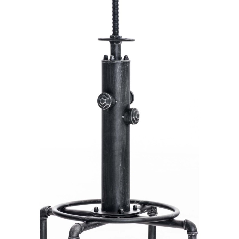 Masă înaltă Lumos, lemn argintiu antic